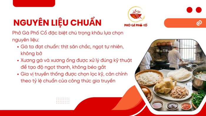 2. Nguyên liệu chuẩn – Yếu tố cốt lõi tạo nên hương vị khác biệt