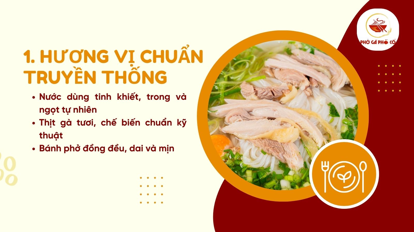 Hương vị phở gà chuẩn truyền thống 