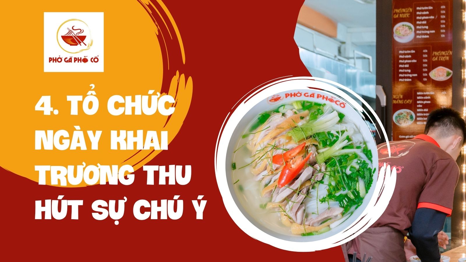 4. Tổ chức ngày khai trương thu hút sự chú ý
