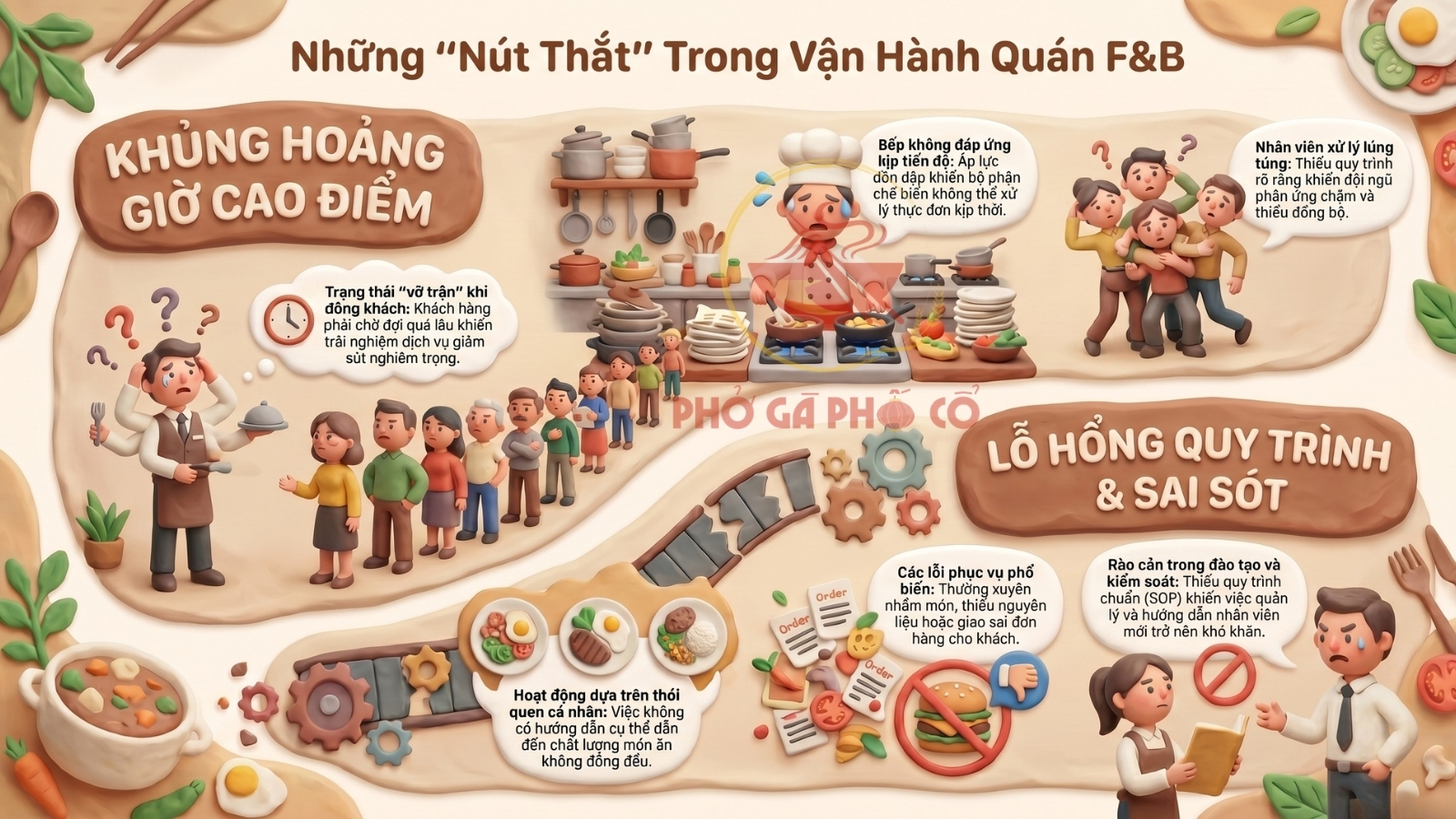 3. Những vấn đề vận hành thực tế mà chủ quán gặp phải
