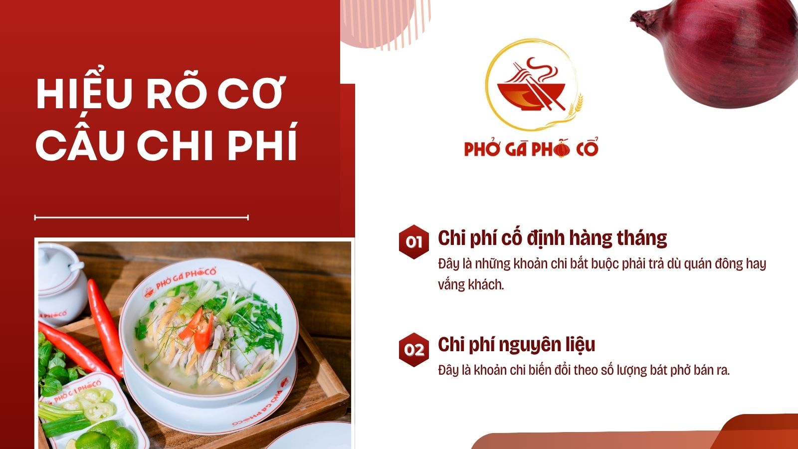 1. Hiểu rõ cơ cấu chi phí
