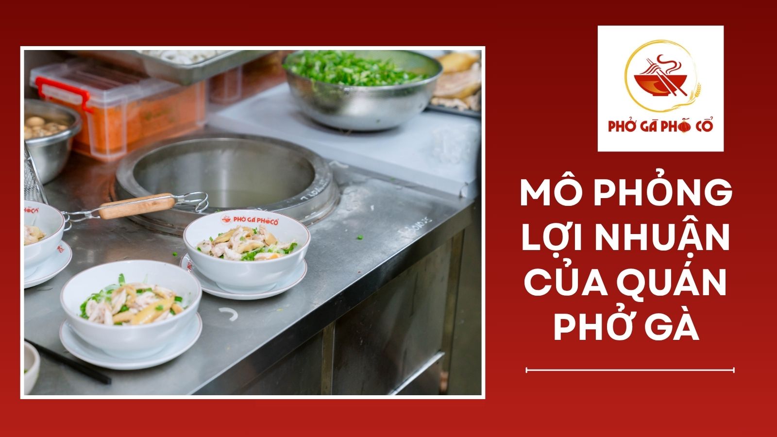 4. Mô phỏng lợi nhuận của quán phở gà