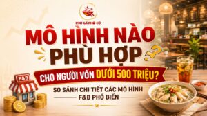 Mô Hình nào phù hợp cho người vốn dưới 500 triệu?