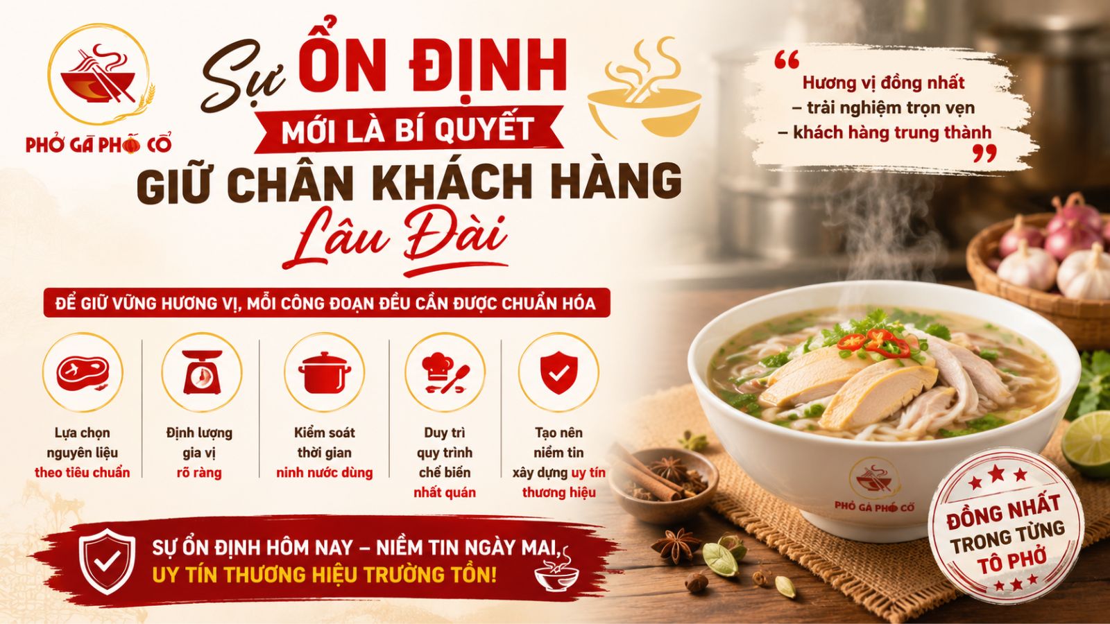 5. Sự ổn định mới là bí quyết giữ chân khách hàng lâu dài